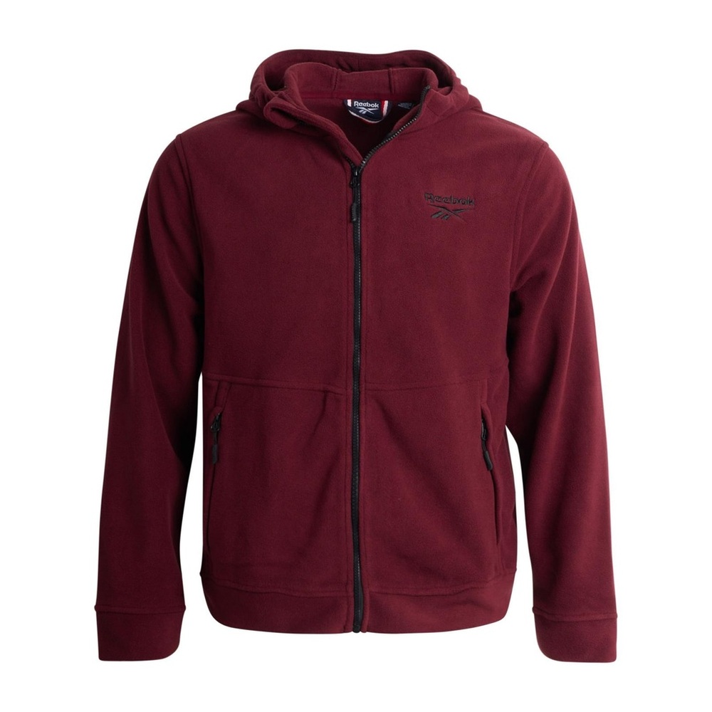 Reebok Full Zip Polar Fleece Hoodie Jacket size L | NWT